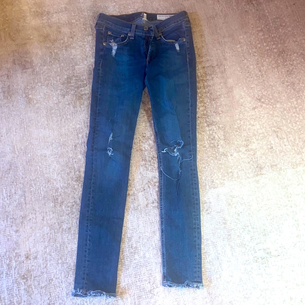 rag & bone ripped skinny jean